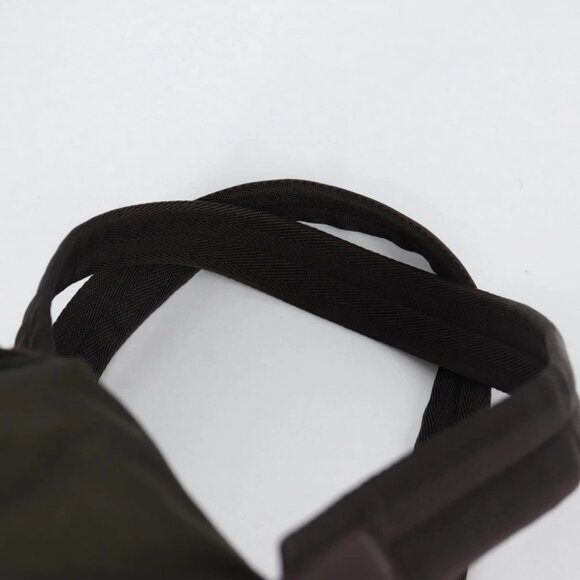 PRADA Backpack Nylon Khaki Silver Auth th6297 - Picture 3 of 15